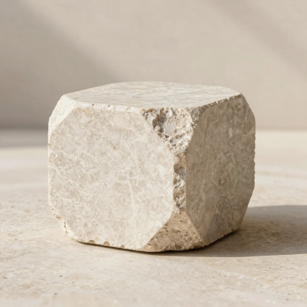 Raw Travertine Architectural Object
